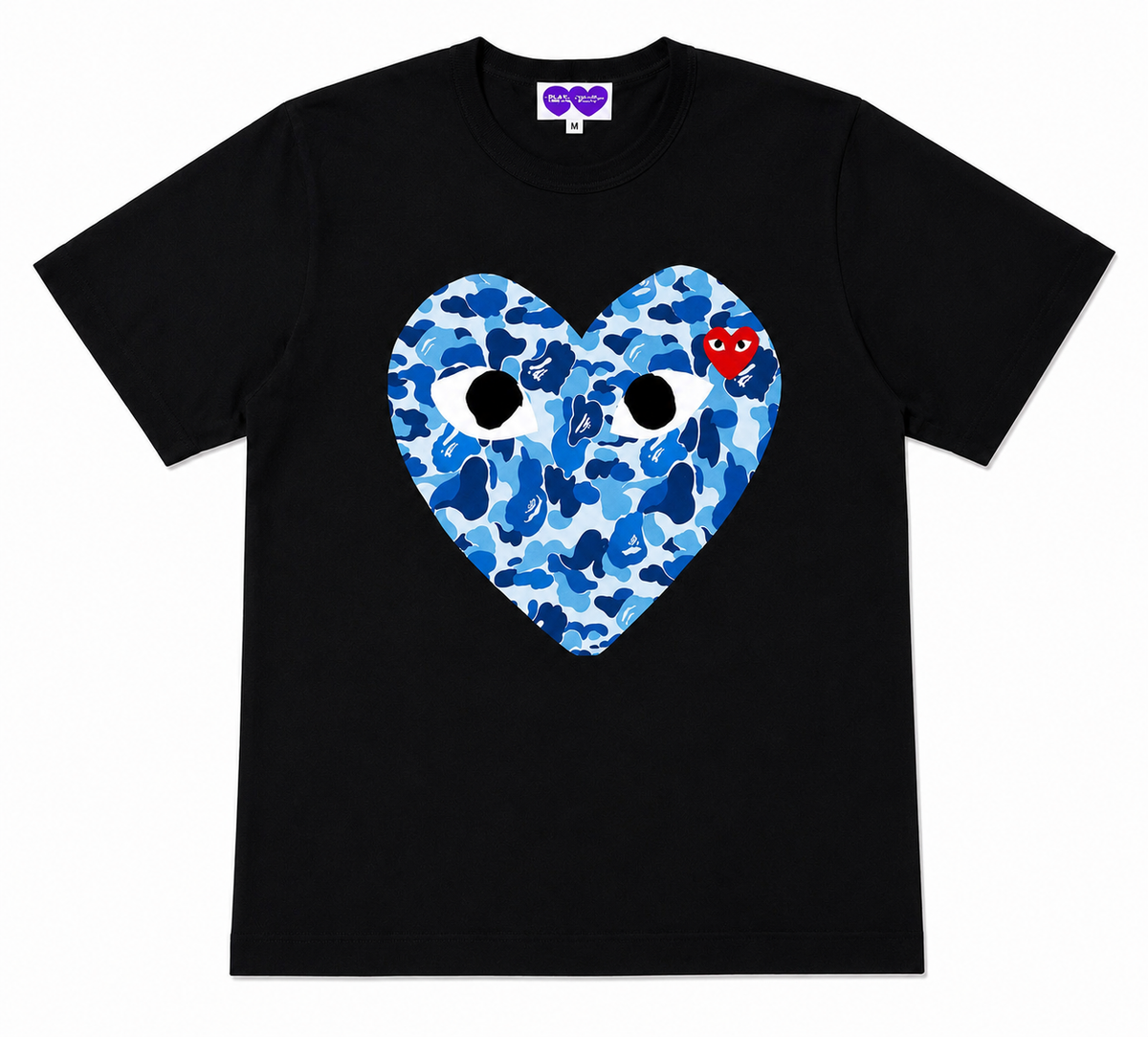 CDG x bape tee