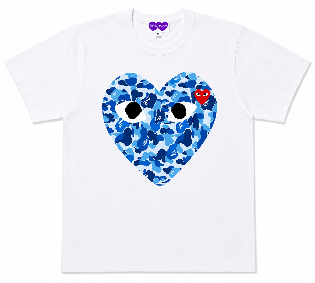 CDG x bape tee