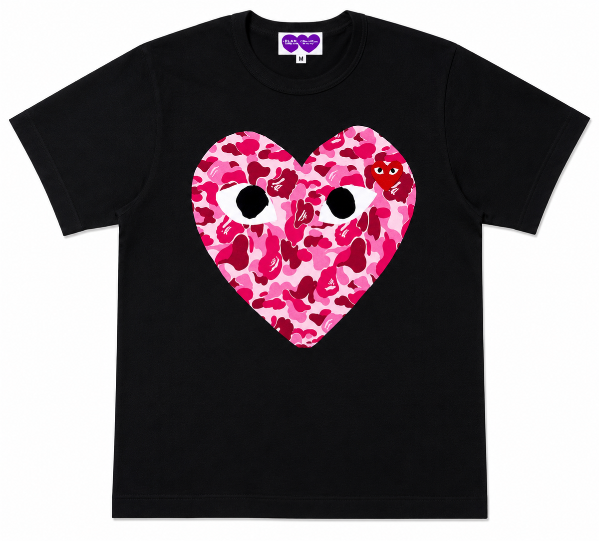 CDG x bape tee