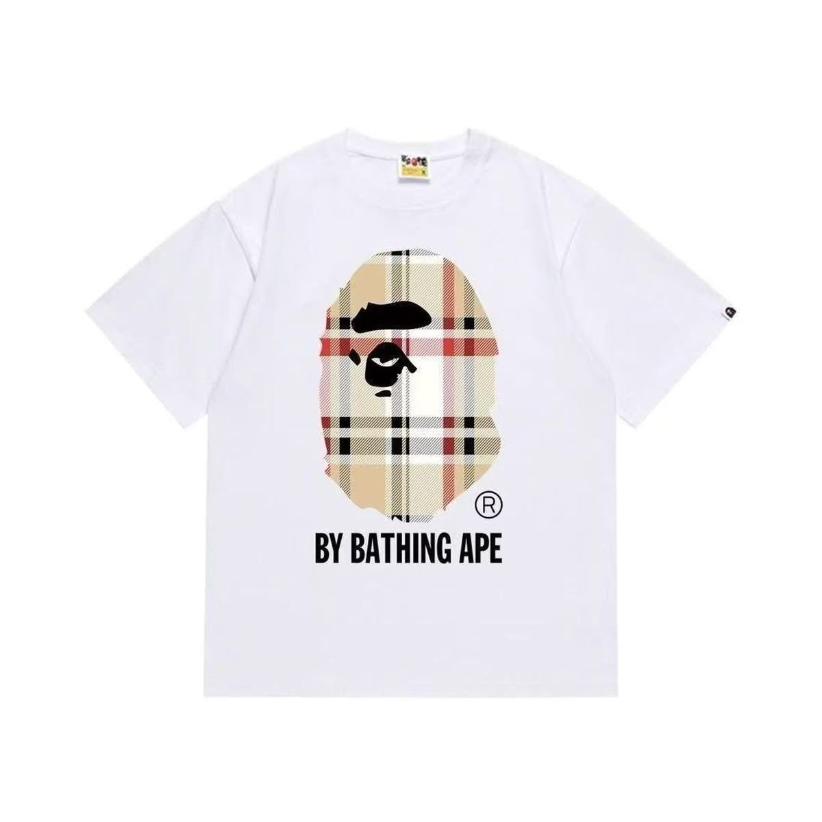 Bape x burberry tee